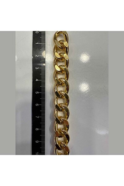 AĞIRSOY Lanț din aluminiu Za107-3.35x13x16.5 Culoare Aur Pretul este pentru 10 metri