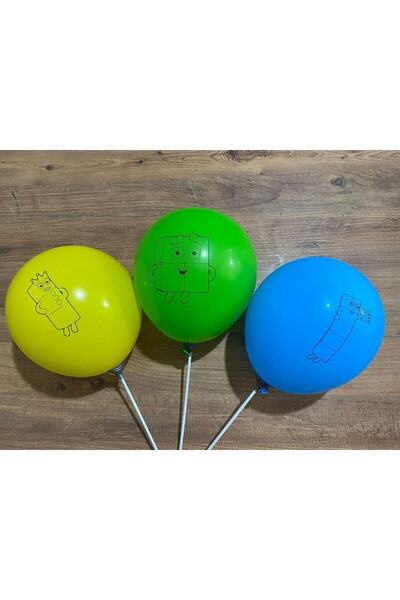 ZK Toys Numberblocks Balonları Çubuksuz 0-10 A Kadar