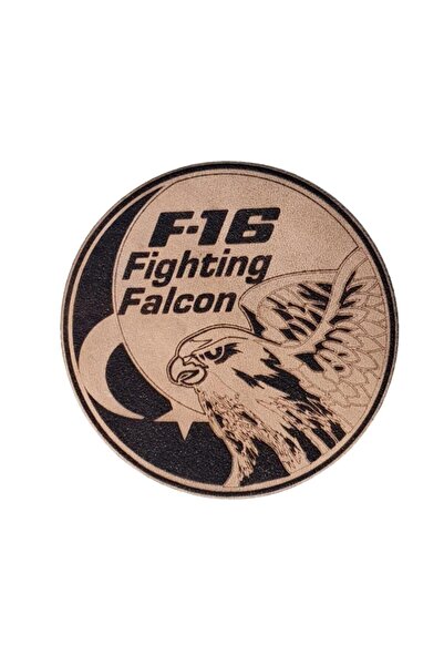 Seyhan Askeri Malzeme F16 Fighting Falcon Leather Veil - Arma - Patch militar
