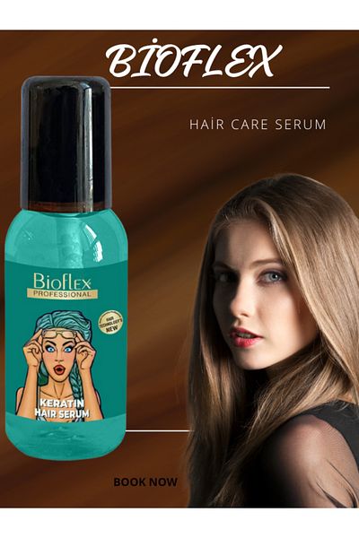 Bioflex 100 Ml Keratin Hair Serum - Care Oil for Extremely Damaged Hair