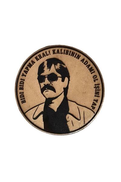 Seyhan Askeri Malzeme Bidi Bidi Yapma Kral! Kalibinin Adami Ol I?şi?ni? Yap Deri Peç - Arma - Askeri Patch