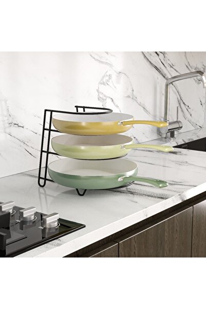 PULCA SHOP 4-Tier In-Cabinet Pan and Plate Organizer