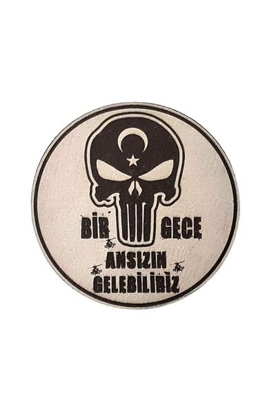 Seyhan Askeri Malzeme Μπορούμε να έρθουμε μια νύχτα χωρίς σχέδιο - Δερμάτινο πέπλο - Αρμα - Στρατιωτικό έμπλαστρο