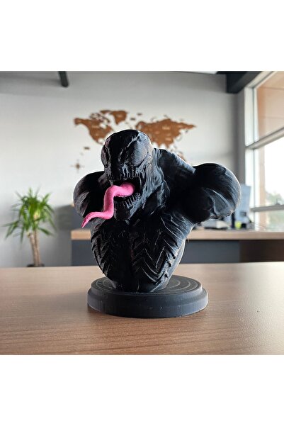 Root Made Venom Figür Süper Kahraman Marvel Action Figür Dekoratif Büst