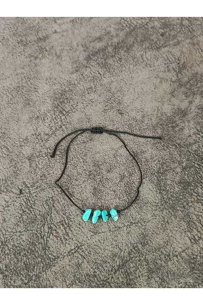Mos Tespih Turquoise Sagittarius Natural Stone Bracelet