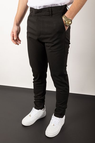 WAMOSSALAPLI Υφασμάτινο παντελόνι Slim Cut