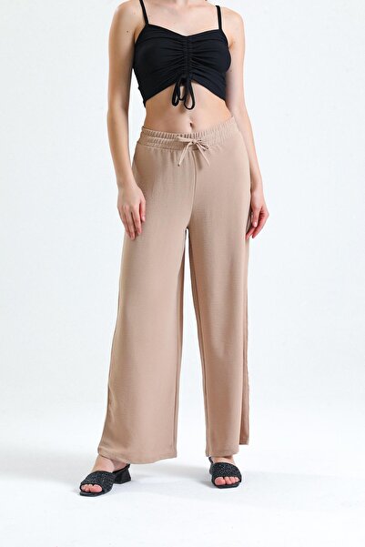Miss Murem Lace-up Ayrobin Trousers-bi?kuvi?