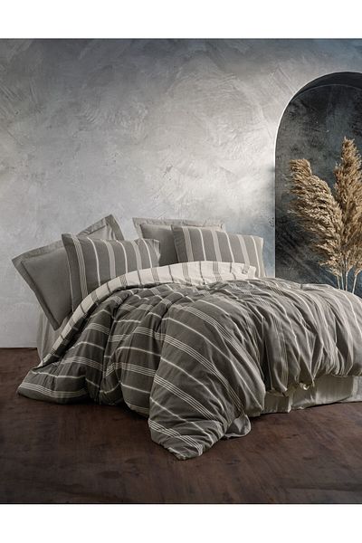 Cotton Box Set cuvertură dublu neted Jamira Khaki