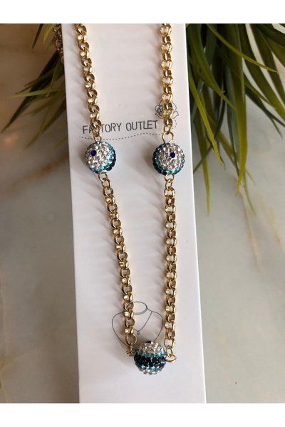 a rose jewelry Çelik Nazar Boncuklu Set