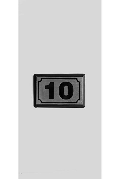 temiz iş Yapışkanlı Kapı Numarası Alüminyum 10 No