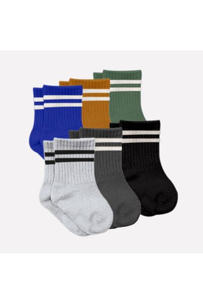 Bistyle 6-Piece Baby Socks (With Hoop) 6008