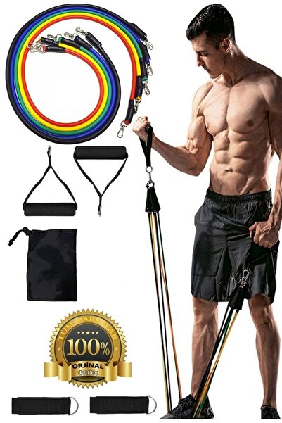 Futbolos Latex Direnç Lastiği Çok Amaçlı Çalışma Lastiği