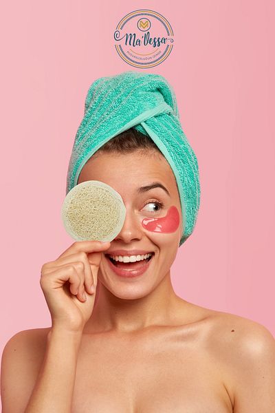 Ma'Vessa Natural Pumpkin Fiber Elastic Facial Peeling Disc
