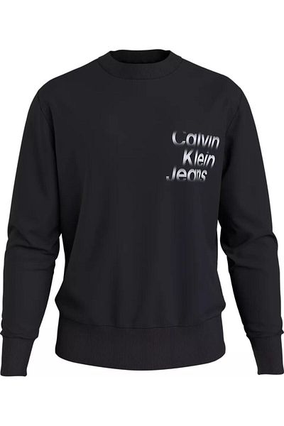 Calvin Klein Hanorac negru Calvin Klein din bumbac pentru bărbați