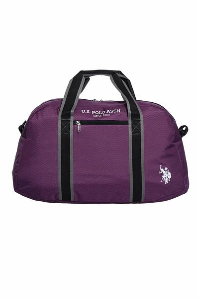 U.S. Polo Assn. Std Plduf23817 - Unisex Plum Duffle Hand Suitcase