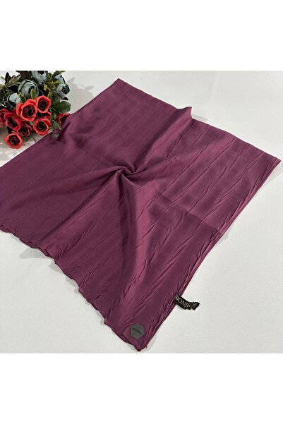 Bonjela Eșarfă plisată din bambus Prune PBE0212