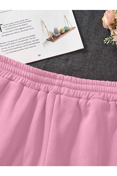 Revasser Unisex Kadın/Erkek PERRY Özel Baskılı Renkli Kısa Penye Şort