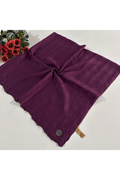 Bonjela Eșarfă din bambus plisată violet PBE0203