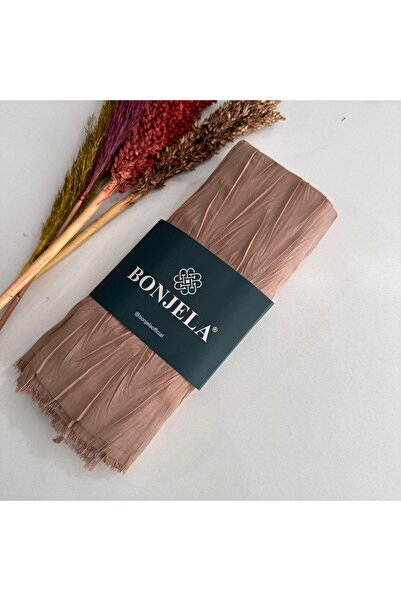 Bonjela مطوي الخيزران شال السلمون PBS0235