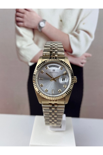 Momentus GOLD WOMEN'S WRISTWATCH 3 ATM WATERPROOF