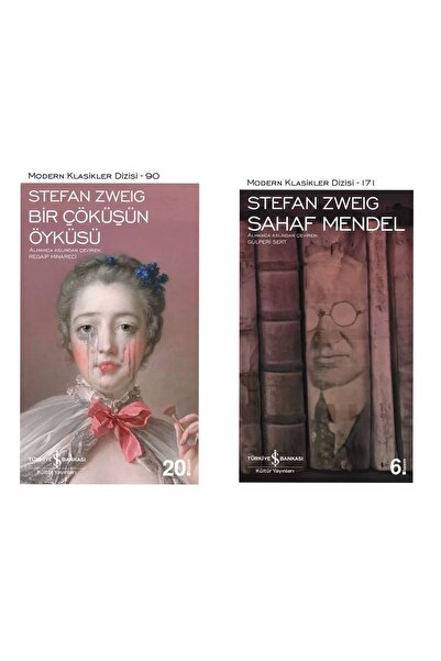 TÜRKİYE İŞ BANKASI KÜLTÜR YAYINLARI Stefan Zweig - Bir Çöküşün Hikayesi - Sah...