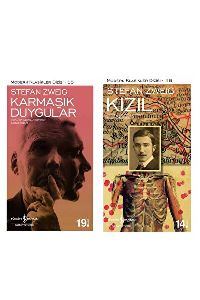 TÜRKİYE İŞ BANKASI KÜLTÜR YAYINLARI Stefan Zweig - Karmaşık Duygular - Kızıl