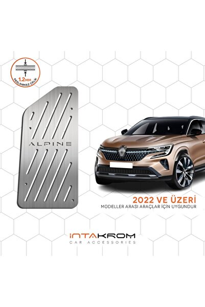 İntachrom Renault Austral Krom Ayak Dinlendirme Pedalı 2022 ve Üzeri