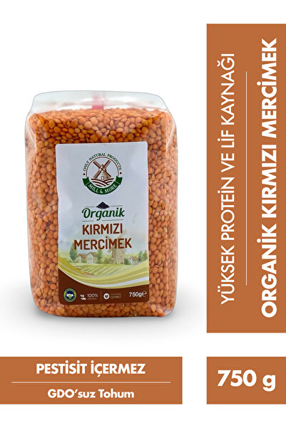 Mill & More Only Natural Products Organik Kırmızı Mercimek 750 gr