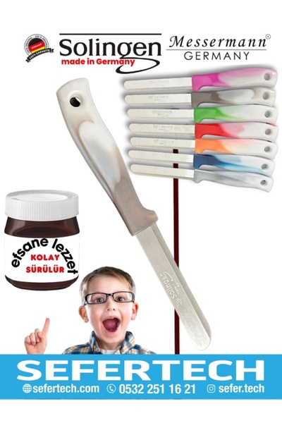 Solingen Messer SÜRME NUTELLA, ET VE SEBZE MEYVE DİLİMLEME BIÇAĞI