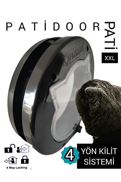 PATİDOOR Pati Xxl/// Siyah Renk /// Kedi Kapısı