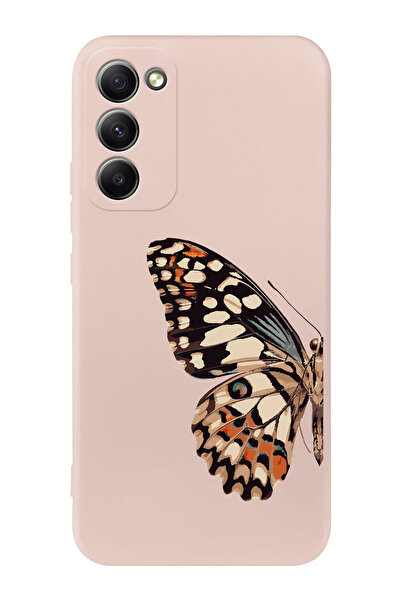 shoptocase Galaxy S23 Kelebek Desenli Lansman Silikon Telefon Kılıfı