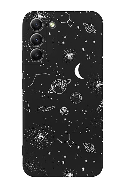 shoptocase Galaxy S21FE Güneş Sistemi Desenli Lansman Silikon Telefon Kılıfı