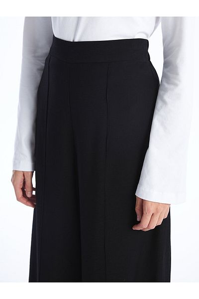 LC Waikiki Wide Leg and Elastic Waist Women's Trousers