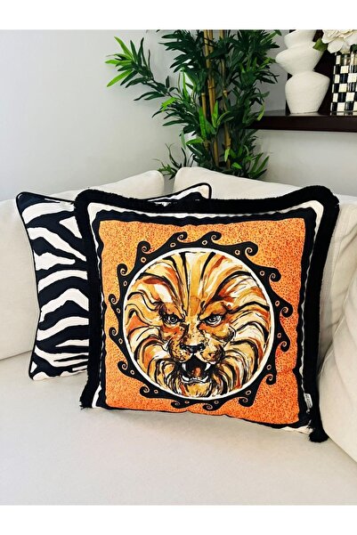 ge living Декоративна наволочка з левовим візерунком - серія Heritage 50x50