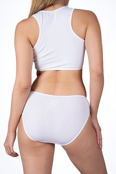 PİNUPTEX Women's White Cotton 3-Piece Panties
