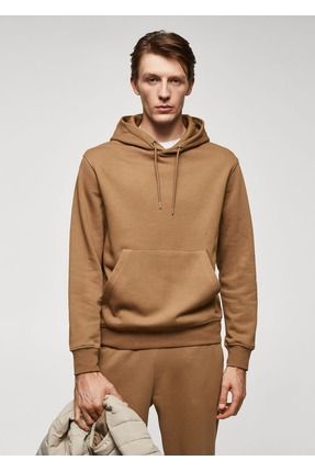 MANGO Man Pamuklu Kapu onlu Sweatshirt Fiyat Yorumlar Trendyol