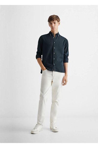 Mango Teen Πουκάμισο από 100% βαμβάκι