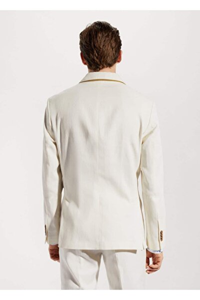 MANGO Man %100 Keten Kumaş Blazer Ceket