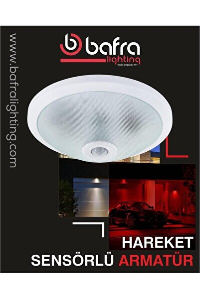 BAFRA LİHGTİNG 360° HAREKET SENSÖRLÜ LEDLİ APARTMAN MERDİVEN ÖNÜ TAVAN ARMATÜRÜ