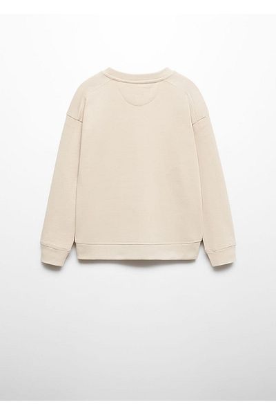 MANGO Kids Φούτερ με γραπτό και σχέδιο