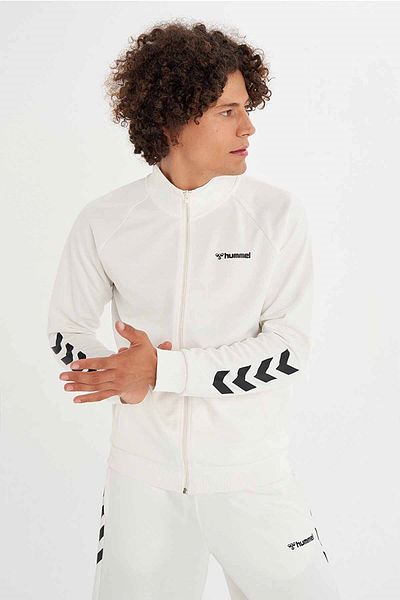 hummel Ανδρικό φούτερ Falconzo Zip Jacket 921133 -9003 έκπτωση Λευκό
