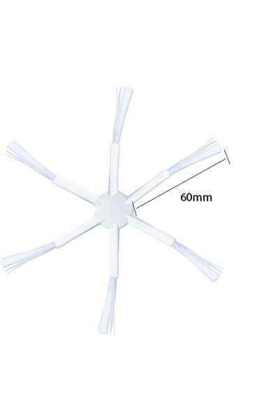 Supurgeavm Xiaomi Mi Robot 1c - Perie laterală compatibilă cu 6 brațe, 2 bucăți alb