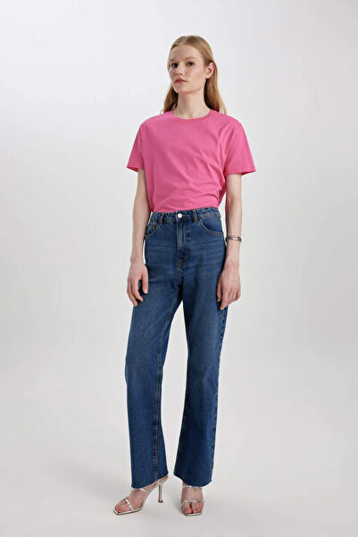 DeFacto Γυναικείο T-shirt W9584az/pn43 Ροζ