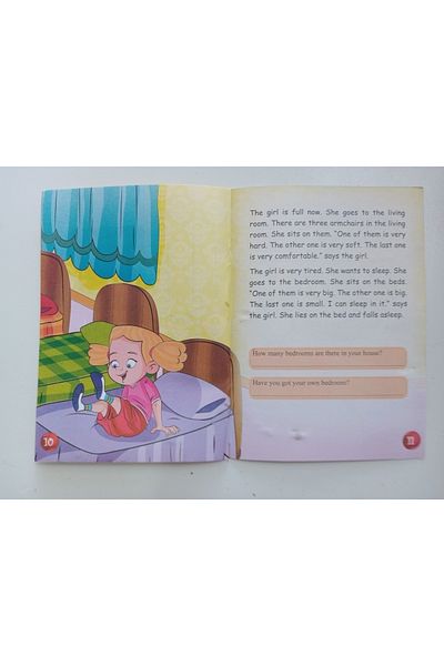 Easy Readers إنجليزي 4 قطع 5كتاب قراءة قصة الفصل مع رمز الاستجابة السريعة + 50 صفحةهدية ورق عمل ملون -