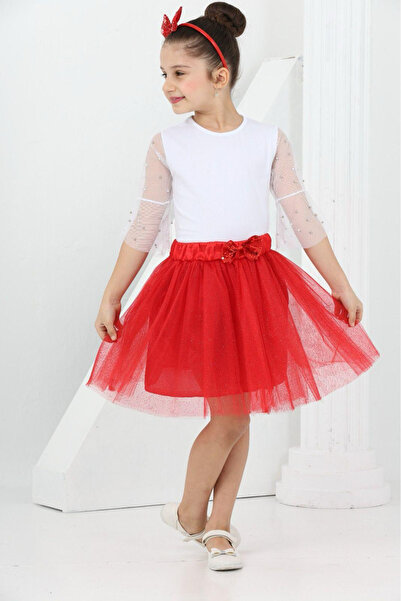 PERPA NACAR fată COPII BOTTOM TOP SET 23 APRILIE TINUTA DE SHOW