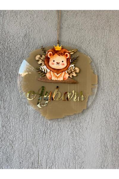 Roseart Pleksi boyalı figürlü Kapı Süsü