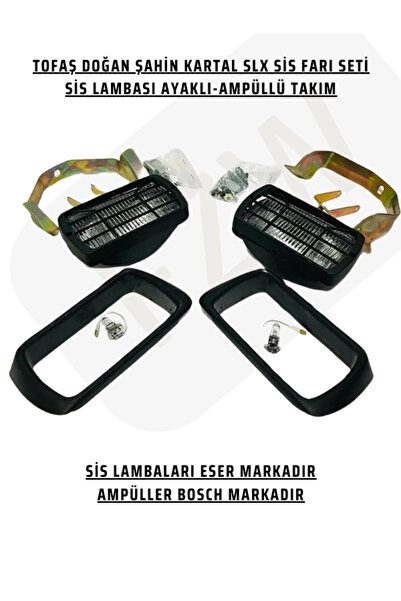 FZW TOFAŞ M131 DOĞAN ŞAHİN KARTAL SLX Uyumlu SİS FARI SETİ SİS LAMBASI AYAKLI...