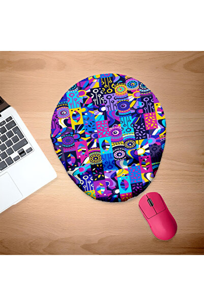 UcuruStore Μίνιμαλ Πάρτς Πάρτς Σχήματα Στήριγμα καρπού με Μάους Παντ