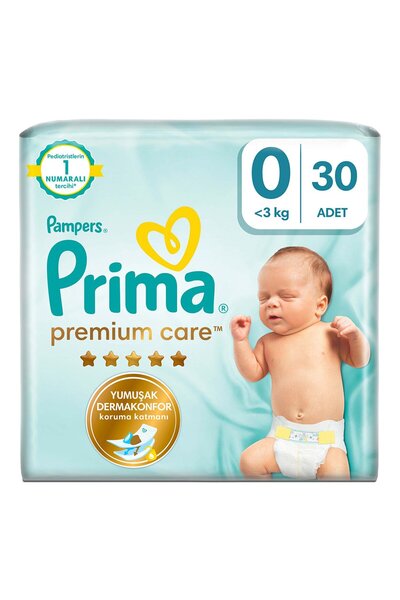 Prima Premium Care Prematüre 0-2,5 Kg 30'lu