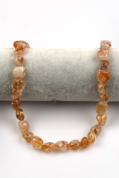 Alibaba Doğaltaş Sitrin Doğal Taş Dizi 8 x 12 mm Özel Kesim